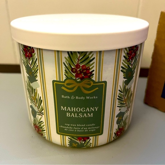 Bath and Body Works Mahogany Balsam 3-Wick Candle - Picture 1 of 7